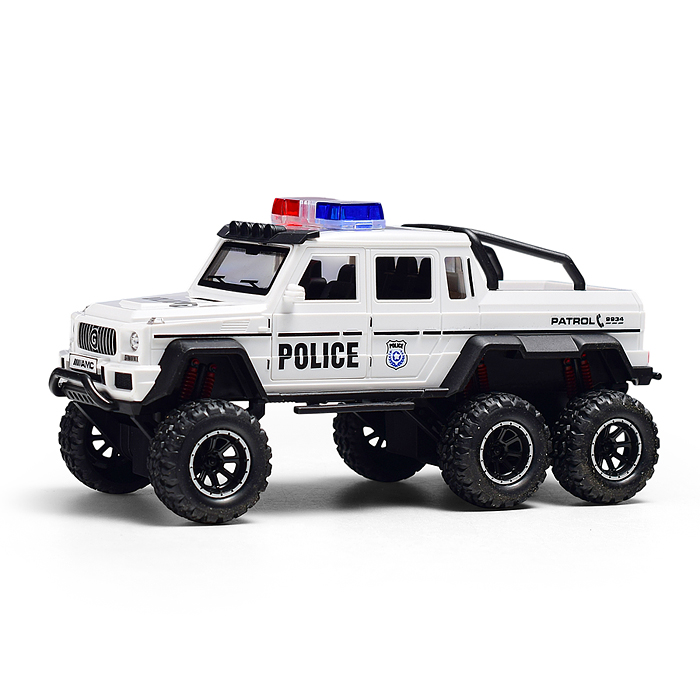 Машина YM-9934B "Полицейский внедорожник" (свет, звук) в коробке