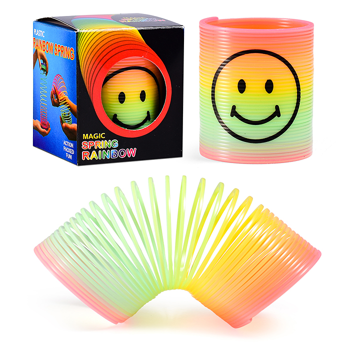 Игрушка-пружинка D1218-6 "Веселый смайлик" Игрушка-пружинка D1218-6 "Веселый смайлик"