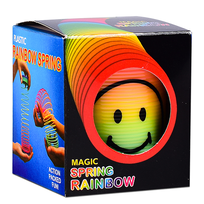 Игрушка-пружинка D1218-6 "Веселый смайлик"