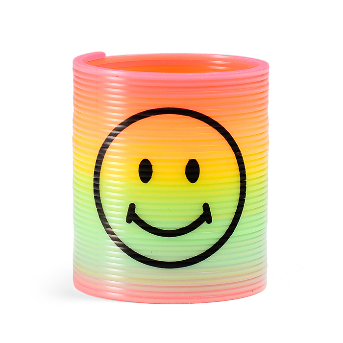 Игрушка-пружинка D1218-6 "Веселый смайлик"