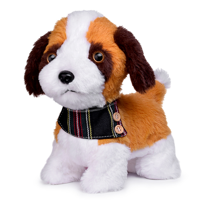 Собака 933-118E "Бакс" на батарейках, в коробке