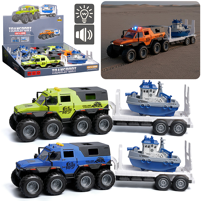 Машина YM-9913F "Машина буксир" (свет, звук) в коробке Машина YM-9913F "Машина буксир" (свет, звук) в коробке