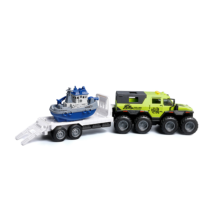 Машина YM-9913F "Машина буксир" (свет, звук) в коробке