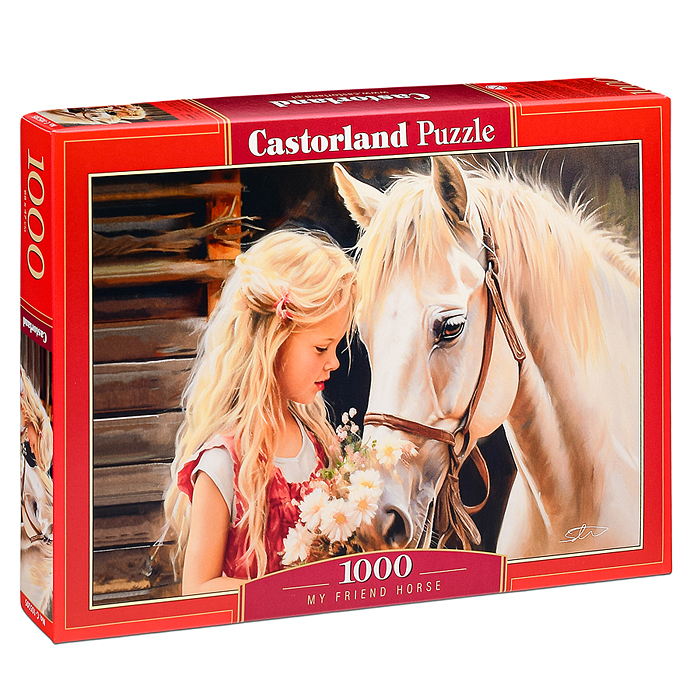 Пазлы 1000 "Мой друг - лошадь"