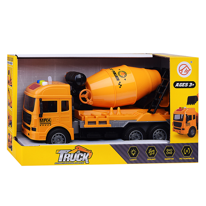 Машина 344-1 "Супер мешалка" в коробке