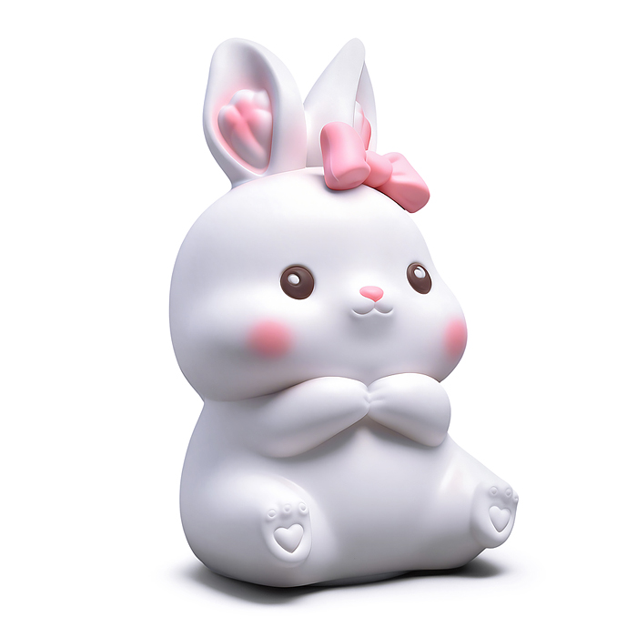 Ночник 00-8062 "Зайчик с бантиком" в коробке