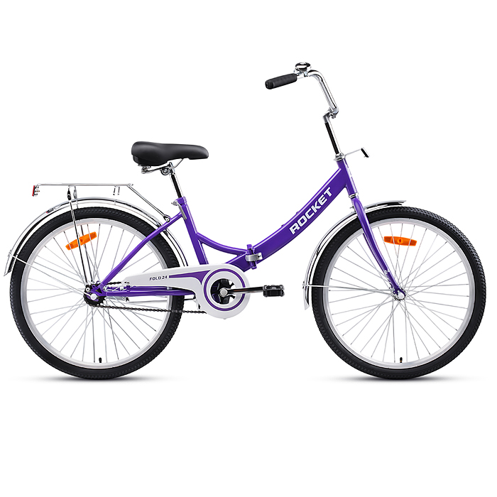 Велосипед 24" Rocket City Fold 24, цвет фиолетовый, размер 16"