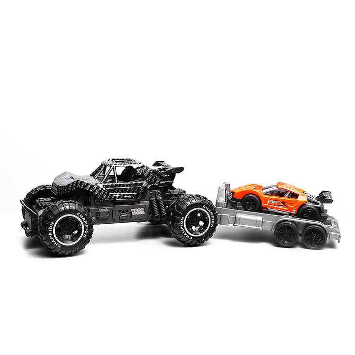 Машина 869-39-2W "Вездеход с прицепом 1" р/у, 27 MHz, в коробке 