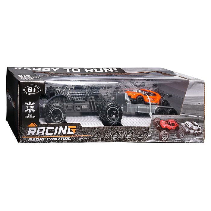 Машина 869-39-2W "Вездеход с прицепом 1" р/у, 27 MHz, в коробке 