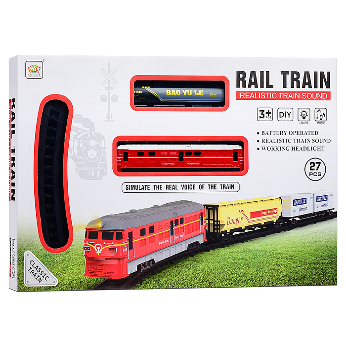 Фото к товару Железная дорога 5018C "Стриж" (свет, звук) в коробке Железная дорога 5018C "Стриж" (свет, звук) в коробке