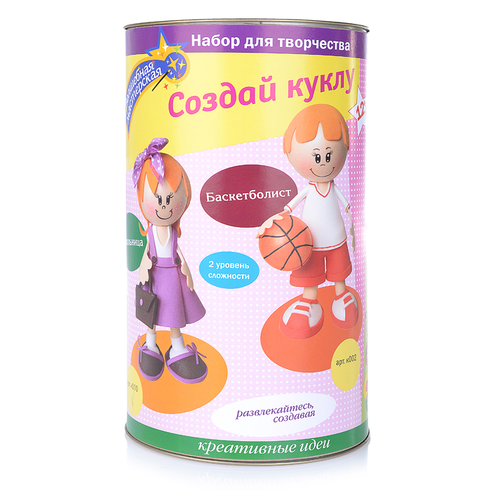 Набор для творчества. Создай куклу "Школьница" Набор для творчества. Создай куклу "Школьница"