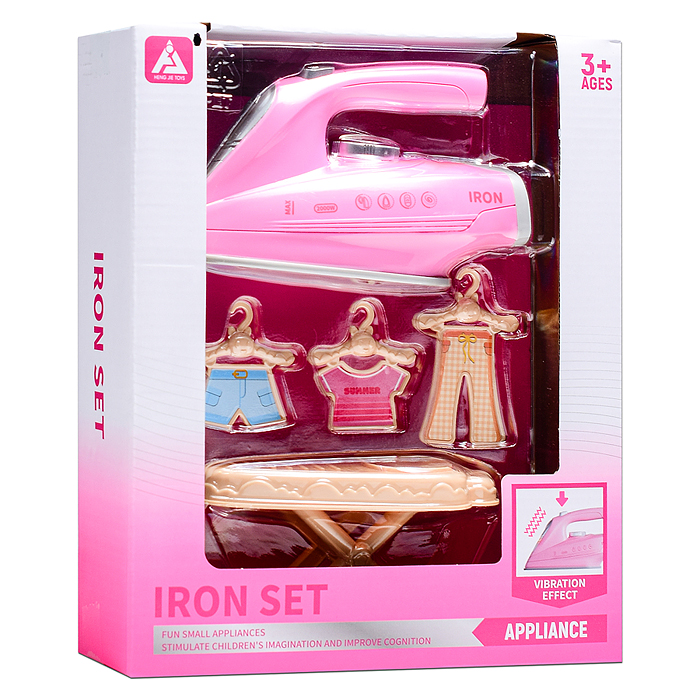 Фото к товару Бытовая техника HJ630 "Утюг с гладильной доской" в коробке ( цвет розовый) Бытовая техника HJ630 "Утюг с гладильной доской" в коробке ( цвет розовый)