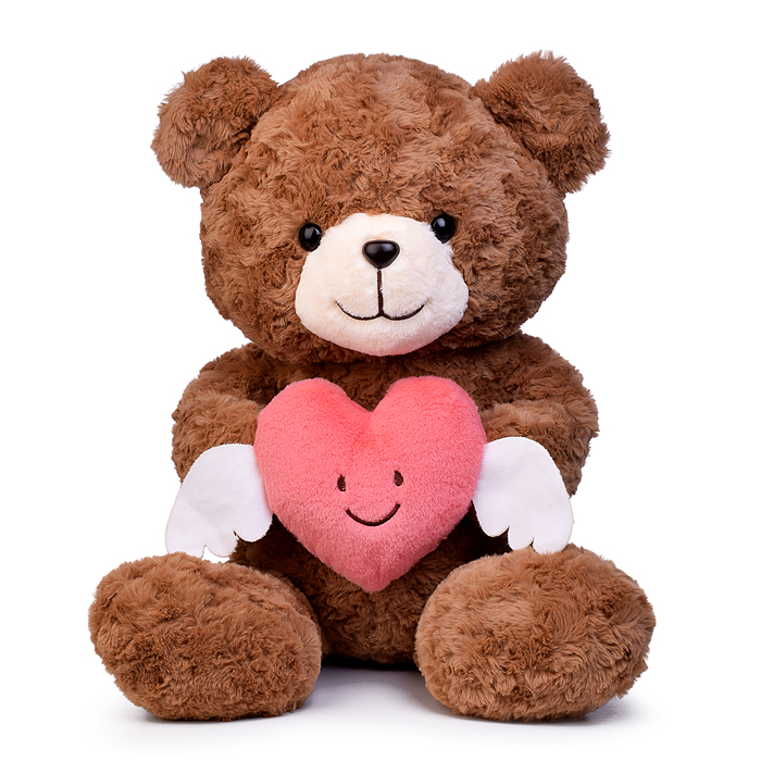 Мягкая игрушка M1703 "Медведь с крылатым сердцем" 50 см Мягкая игрушка M1703 "Медведь с крылатым сердцем" 50 см