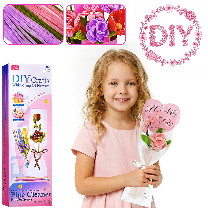 Набор творческая мастерская A74 "Нежный цветок" в коробке Набор творческая мастерская A74 "Нежный цветок" в коробке