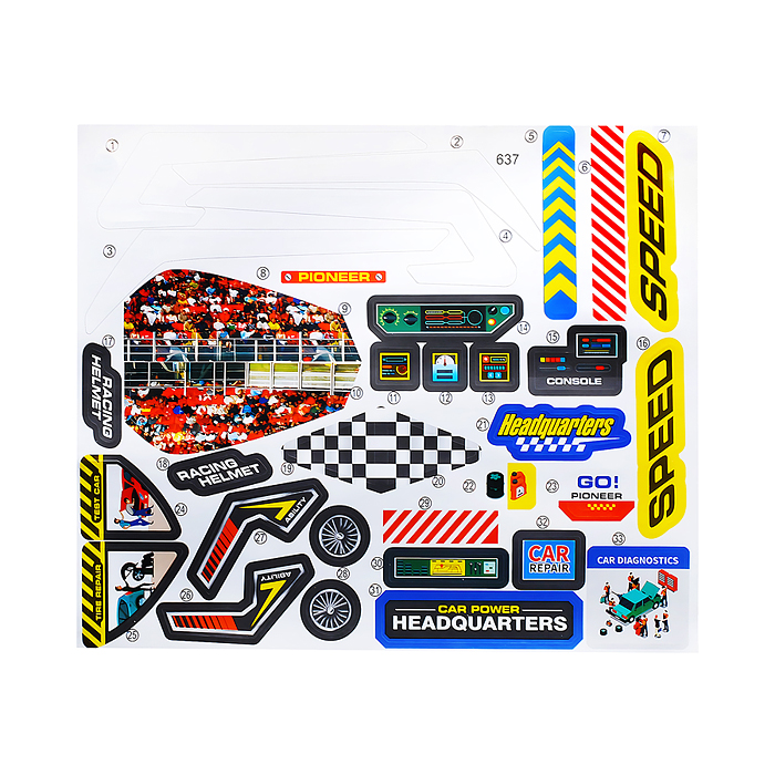 Парковка SK-637SB "Автотрек-трансформер" в коробке