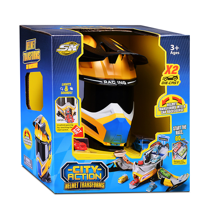 Парковка SK-637SB "Автотрек-трансформер" в коробке