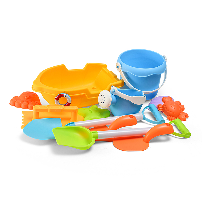 Набор для игры в песке W219-7 "Пляжные приключения" в сетке