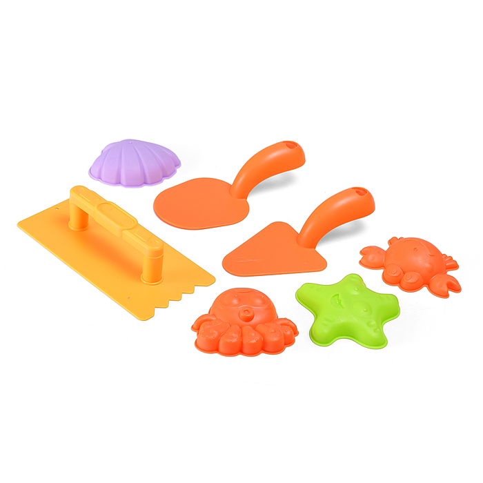 Набор для игры в песке W219-7 "Пляжные приключения" в сетке