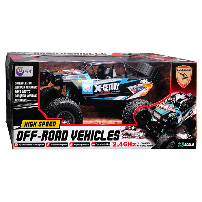 Машина XP999-1 "Дорожный вихрь" на р/у, 27 MHz, в коробке