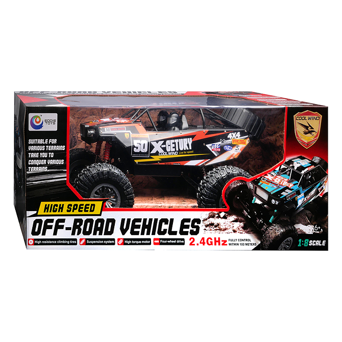 Машина XP999-1 "Дорожный вихрь" на р/у, 27 MHz, в коробке