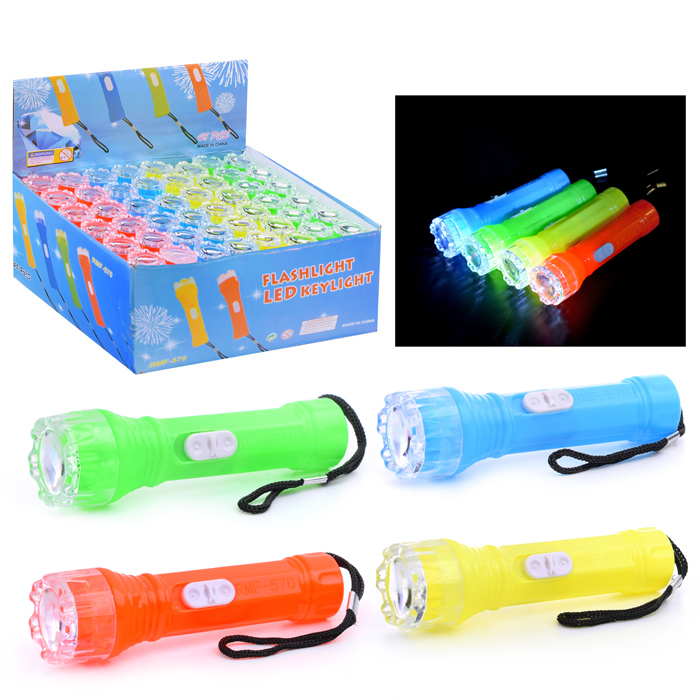 Фонарик игрушечный 00-2560 "Цветной" в коробке Фонарик игрушечный 00-2560 "Цветной" в коробке