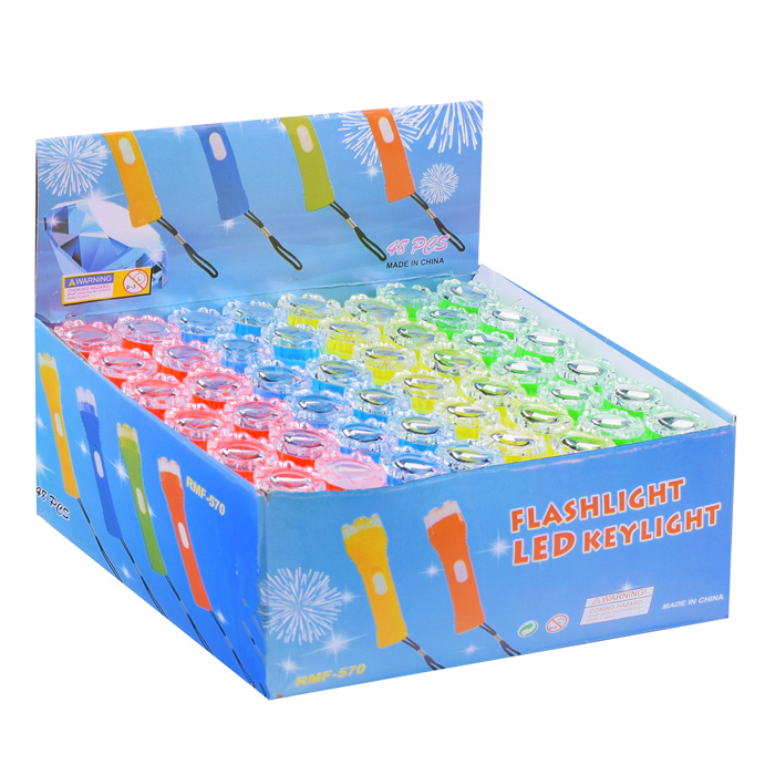 Фонарик игрушечный 00-2560 "Цветной" в коробке