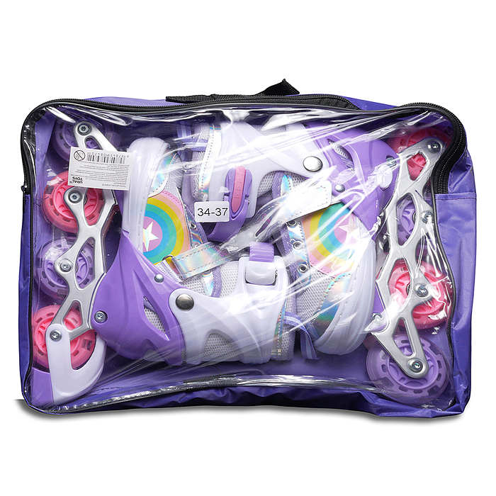 Ролики детские, размер M (цвет фиолетовый)