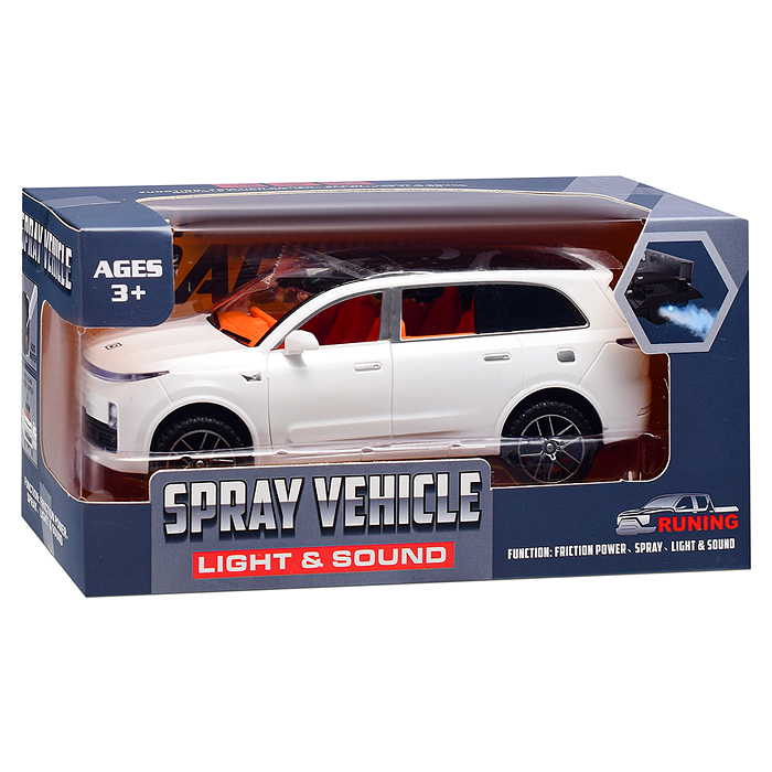 Машина YM-9928B "Мощный ход" (свет, звук) в коробке