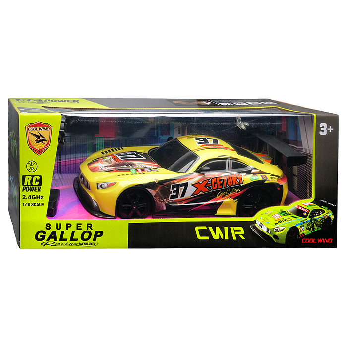 Машина 698-41 "Спортивный стиль" на р/у, 27 MHz, в коробке