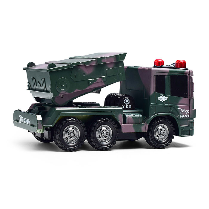 Машина 128A-43 "Военный самосвал" р/у, 27 MHz, в коробке