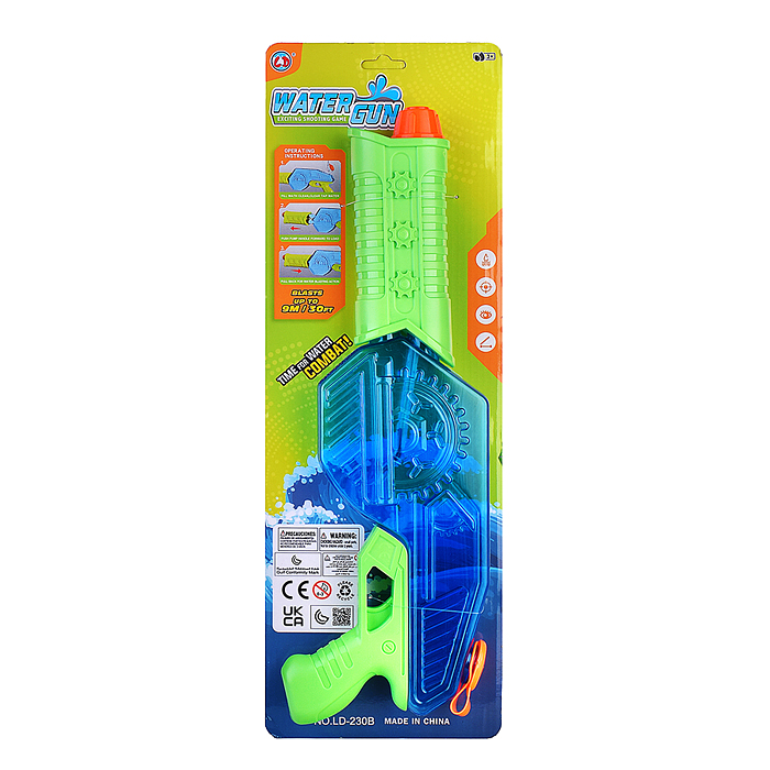 Фото к товару Водное оружие LD-230B "Гидро‑чемпион" в пакете Водное оружие LD-230B "Гидро‑чемпион" в пакете