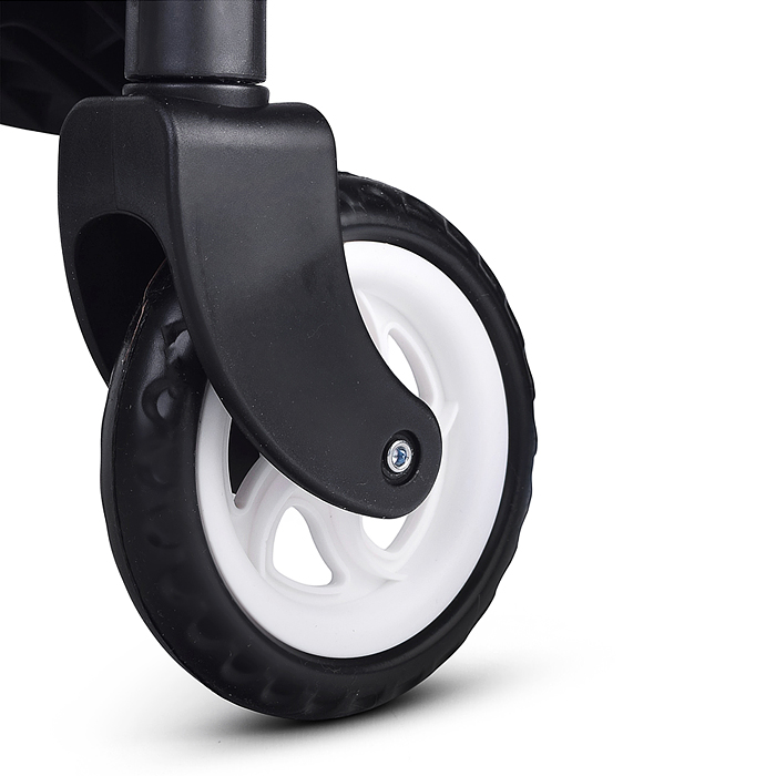 Коляская кукольная 9666 металлическая, с корзиной, цвет серо-зеленый