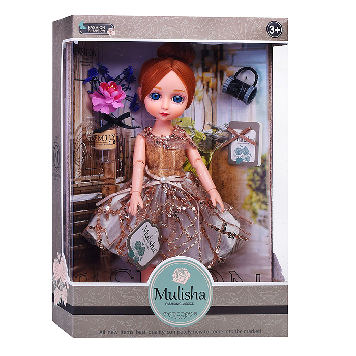 Фото к товару Кукла QJ098A "Анна" в коробке Кукла QJ098A "Анна" в коробке