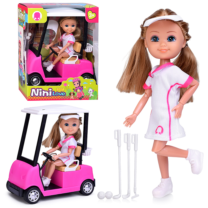 Кукла с аксессуарами 57890 "Гольфистка" в коробке