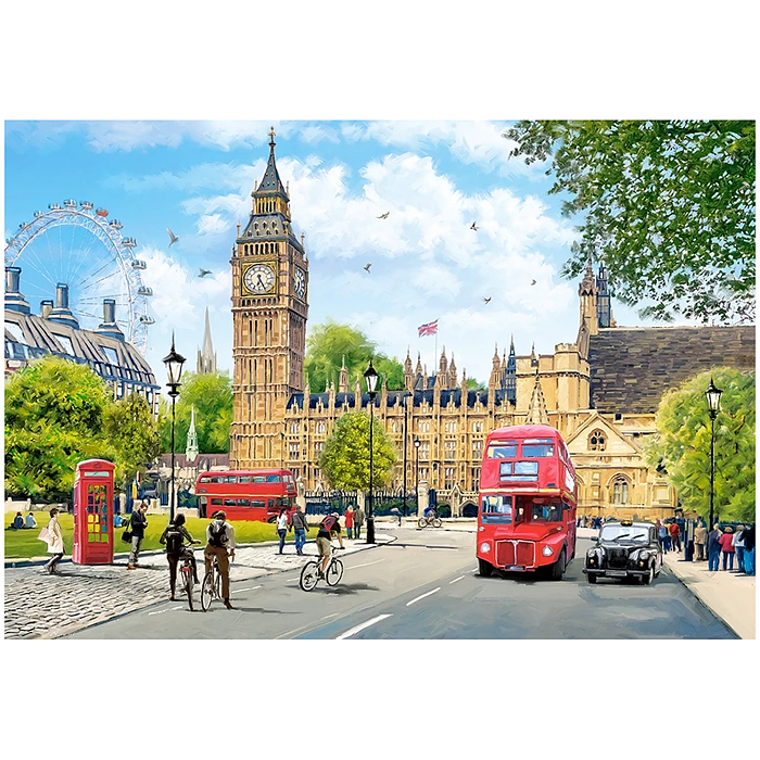 Пазлы 1000 "Утро в Лондоне"