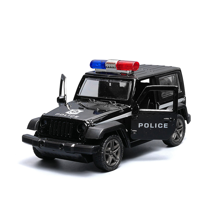 Полицейская инерционная машинка вид А die-cast , 1:32