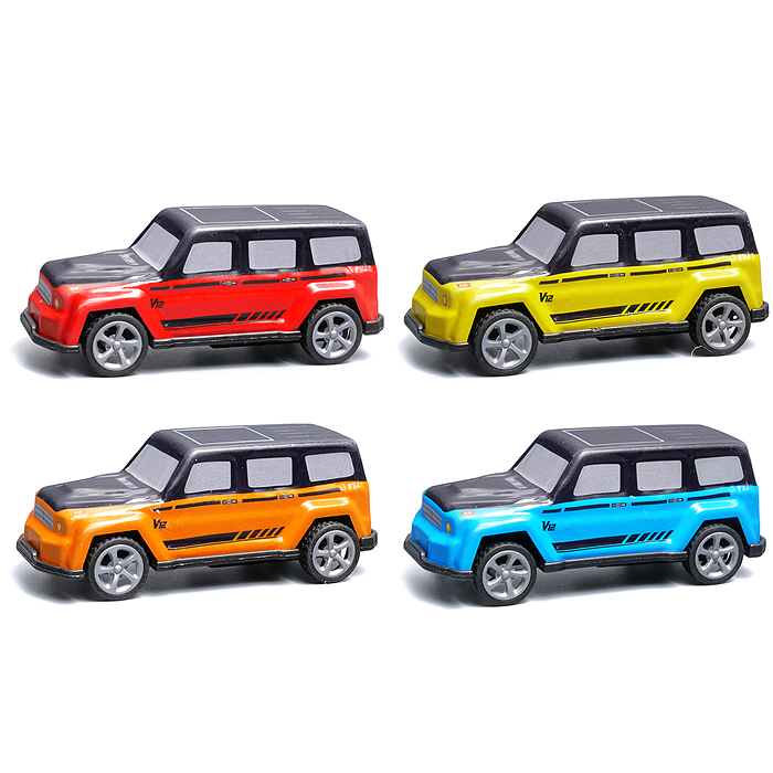 Набор машин MX-14 "Минивен" (4 шт, инерц) в пакете