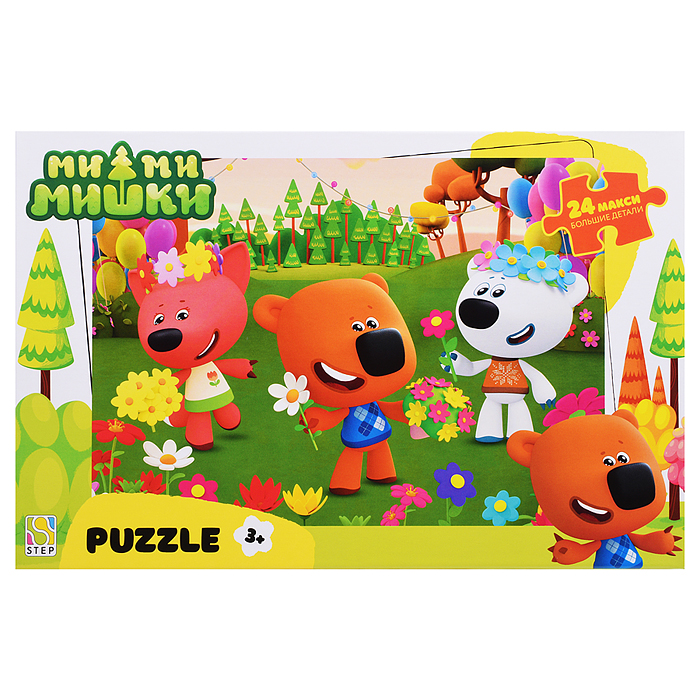 Пазлы maxi 24 "Ми-ми-мишки" (0+ Медиа) Пазлы maxi 24 "Ми-ми-мишки" (0+ Медиа)