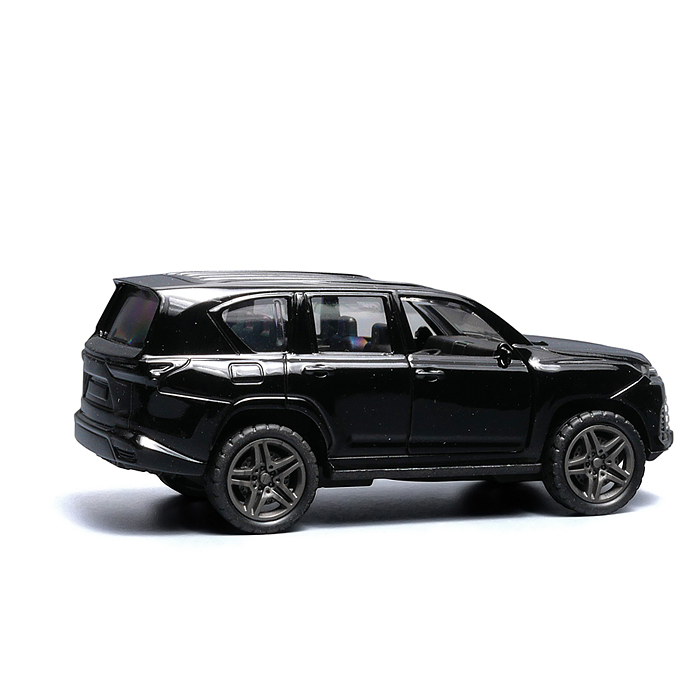 Чёрная инерционная машинка die-cast , 1:32, с люком