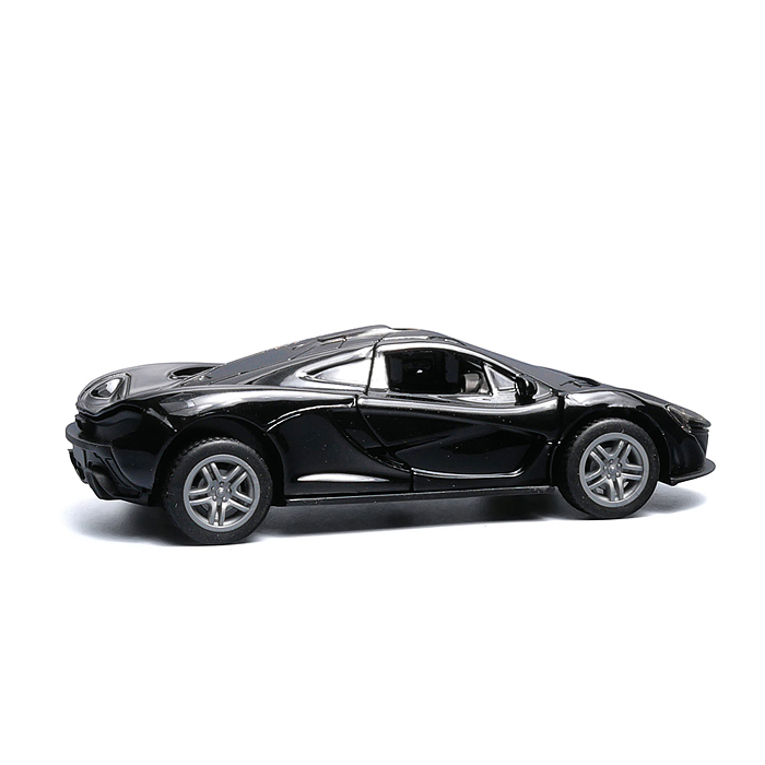 Чёрная инерционная машинка вид E die-cast , 1:32