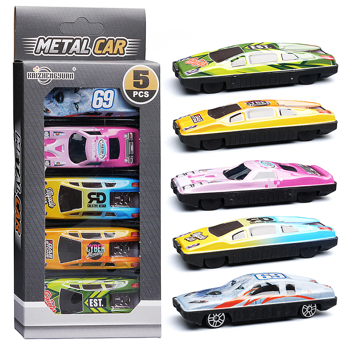 Набор машин KZ957-103 "Стальной Спидвей" металл, в коробке Набор машин KZ957-103 "Стальной Спидвей" металл, в коробке