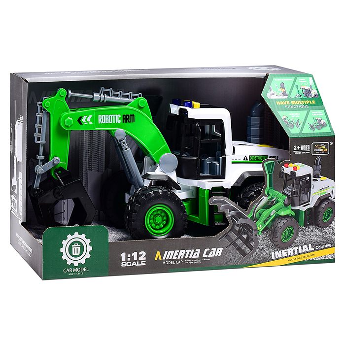 Фото к товару Трактор ZH815-2 "Строитель" на батарейках, в коробке Трактор ZH815-2 "Строитель" на батарейках, в коробке