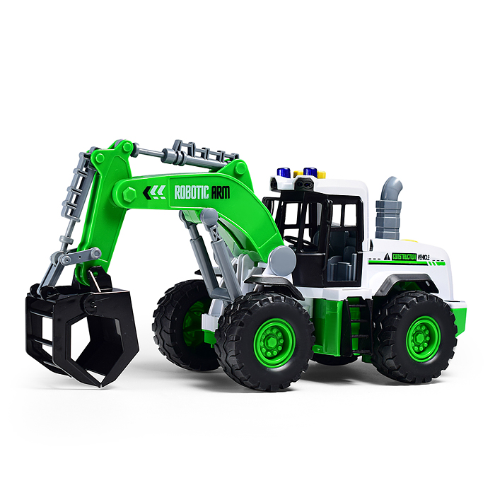 Фото к товару Трактор ZH815-2 "Строитель" на батарейках, в коробке Трактор ZH815-2 "Строитель" на батарейках, в коробке