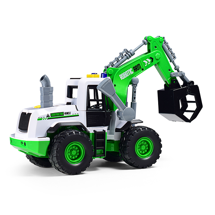 Фото к товару Трактор ZH815-2 "Строитель" на батарейках, в коробке Трактор ZH815-2 "Строитель" на батарейках, в коробке