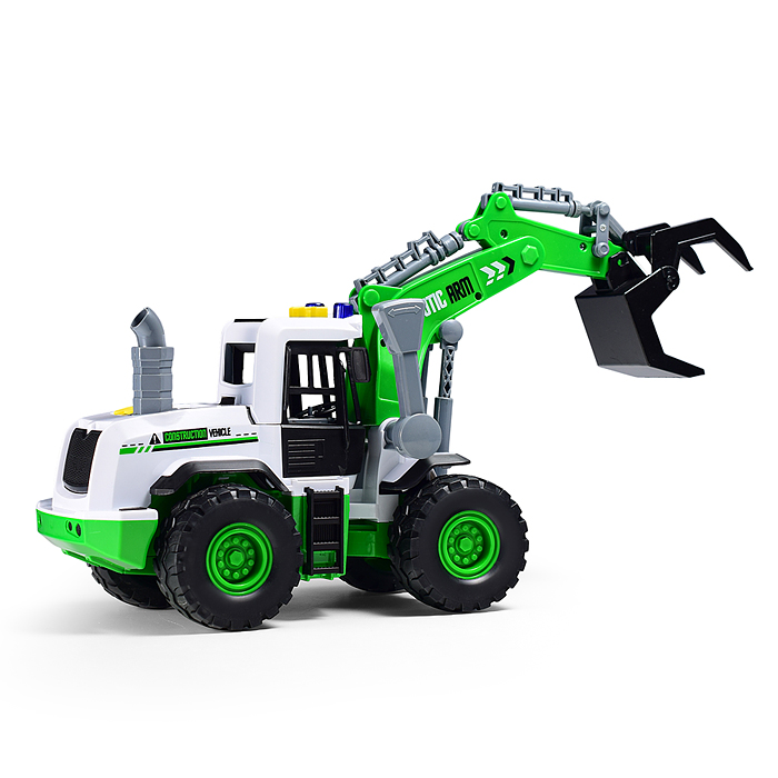 Фото к товару Трактор ZH815-2 "Строитель" на батарейках, в коробке Трактор ZH815-2 "Строитель" на батарейках, в коробке