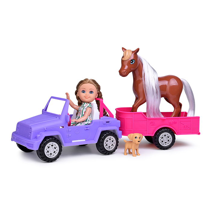 Кукла с аксессуарами 57879 "Мария с лошадкой" в коробке