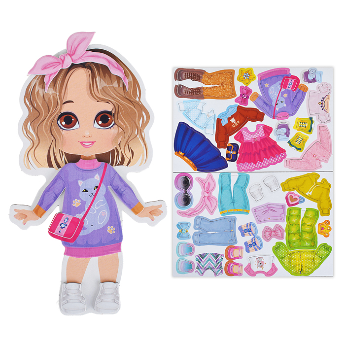 Игра магнитная "Одевашки. Модная девчонка. Ксюша" Игра магнитная "Одевашки. Модная девчонка. Ксюша"