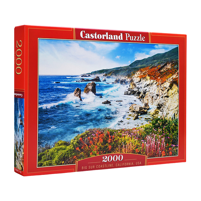 Пазлы 2000 "Побережье Биг-Сур, Калифорния"