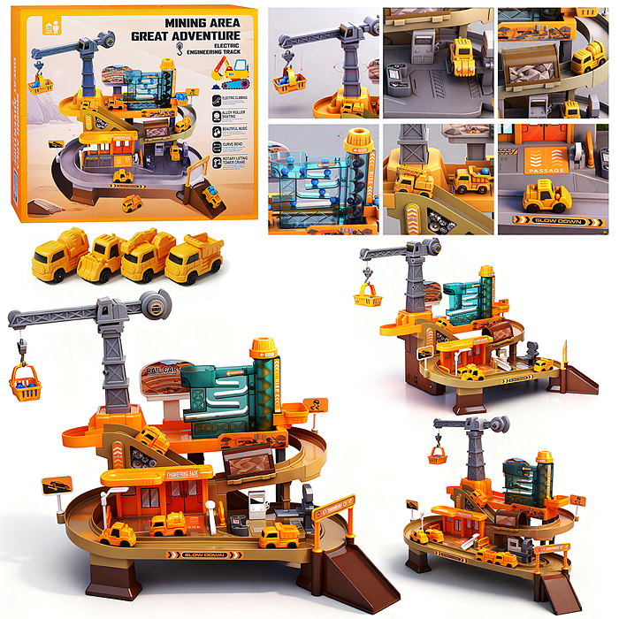 Парковка ZX-021A "Спец паркинг" (свет, звук) в коробке Парковка ZX-021A "Спец паркинг" (свет, звук) в коробке