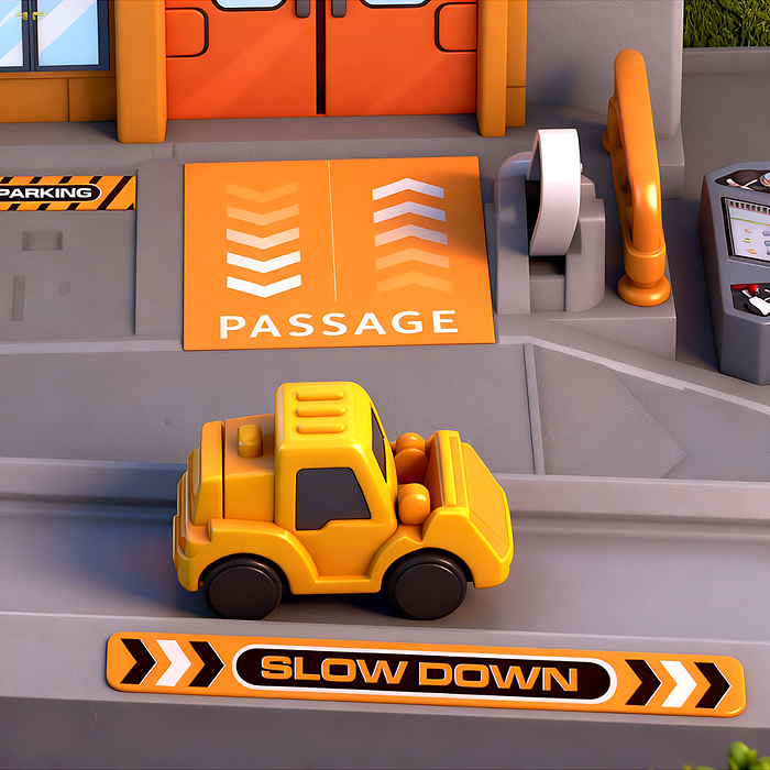 Парковка ZX-021A "Спец паркинг" (свет, звук) в коробке